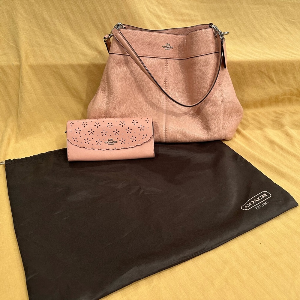 Coach Madison Hobo and Wallet